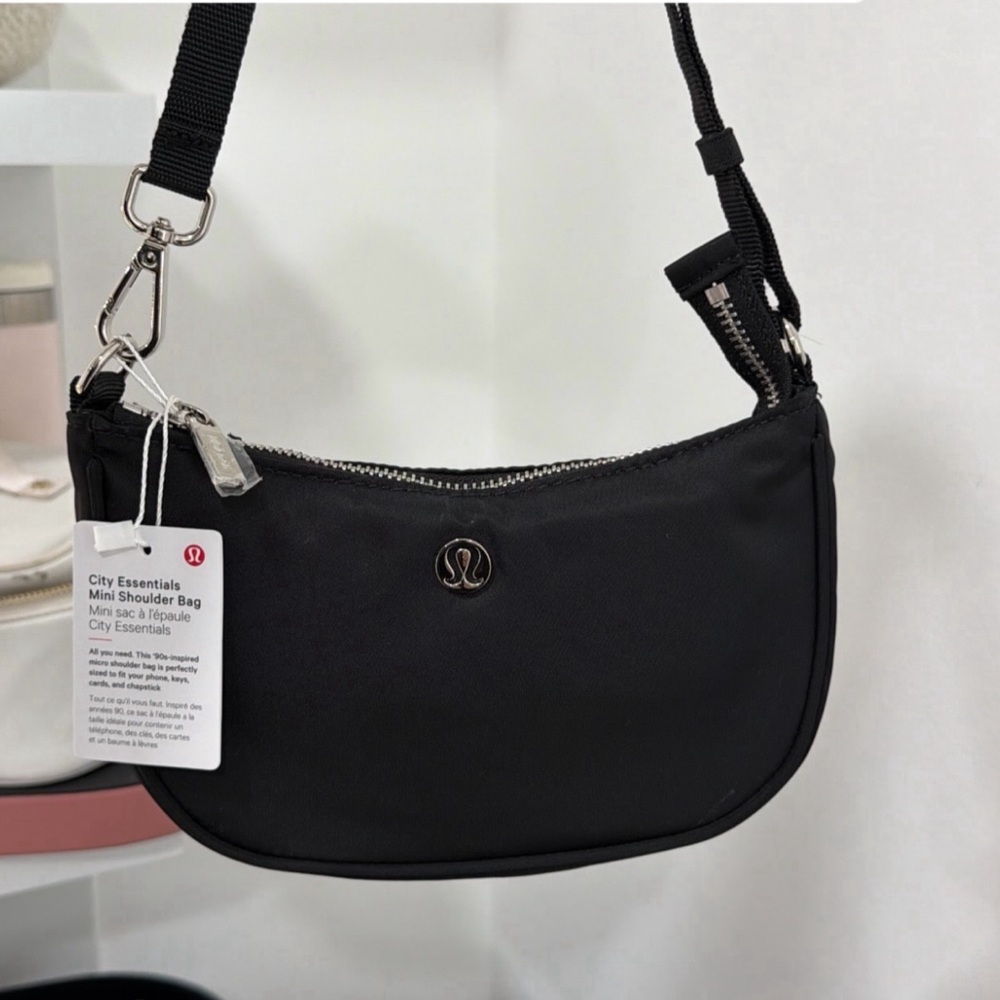 lululemon athletica Black Mini Shoulder Bag